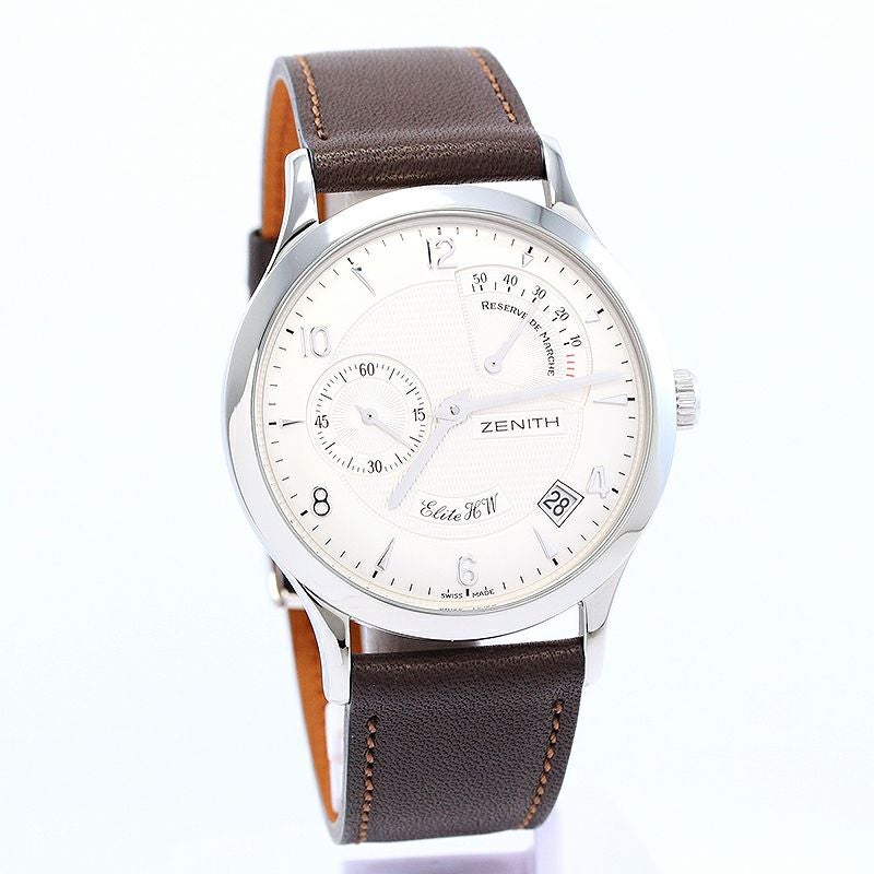 【中古】ZENITH ELITE HW RESERVE DE MARCHE ゼニス エリート HW リザーブ・ド・マルシェ 01.1125.655/01