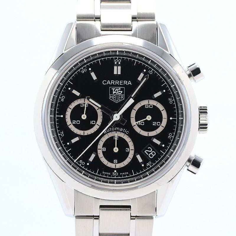 【中古】TAG HEUER CARRERA AUTOMATIC CHRONOGRAPH タグ・ホイヤー カレラ オートマチック クロノグラフ CV2113.BA0787 (CV2113-0)