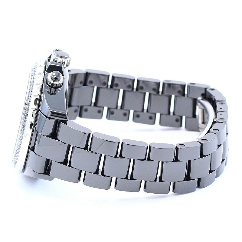 【中古】CHANEL <br>J12 CHRONOGRAPH 41MM BLACK DIAMONDS BEZEL <br>シャネル <br>J12 クロノグラフ 41MM ブラックダイヤモンドベゼル <br>H1419