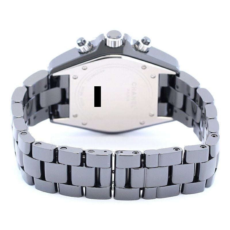 【中古】CHANEL <br>J12 CHRONOGRAPH 41MM BLACK DIAMONDS BEZEL <br>シャネル <br>J12 クロノグラフ 41MM ブラックダイヤモンドベゼル <br>H1419