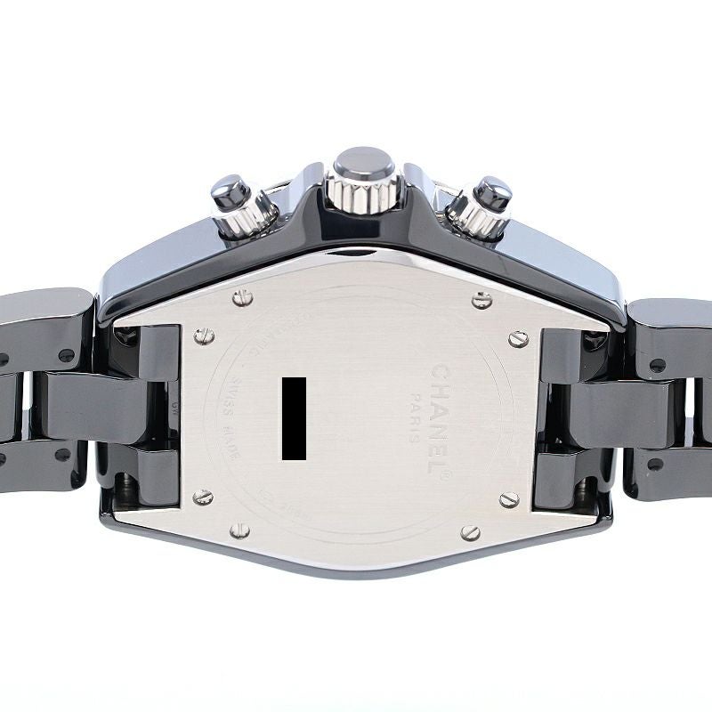 【中古】CHANEL <br>J12 CHRONOGRAPH 41MM BLACK DIAMONDS BEZEL <br>シャネル <br>J12 クロノグラフ 41MM ブラックダイヤモンドベゼル <br>H1419