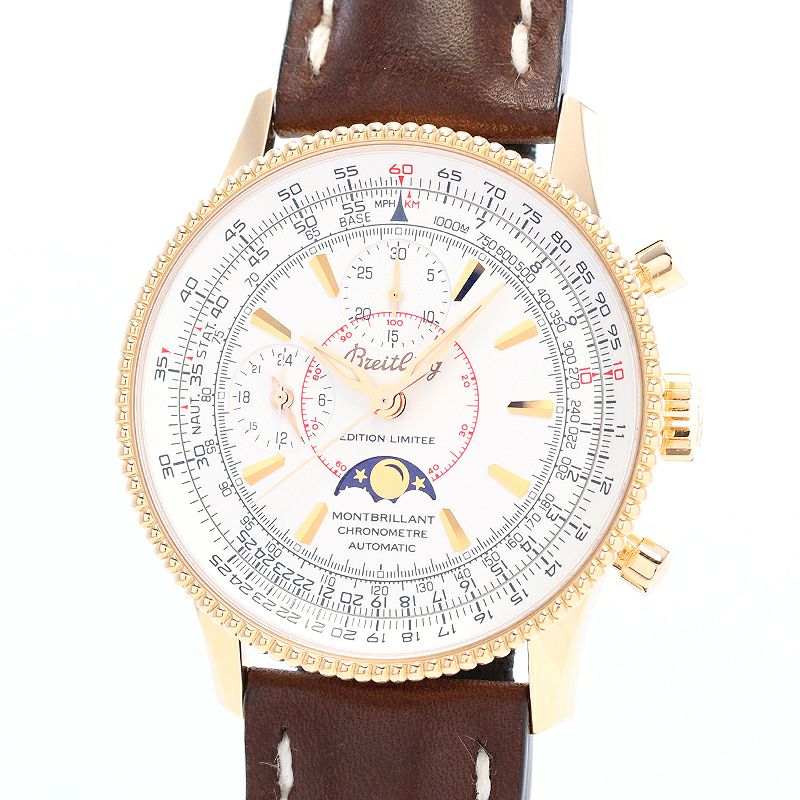 BREITLING Montbrillant 　モンブリラン　要OH 中古】BREITLING MONTBRILLANT MOON JAPAN LIMITED EDITION