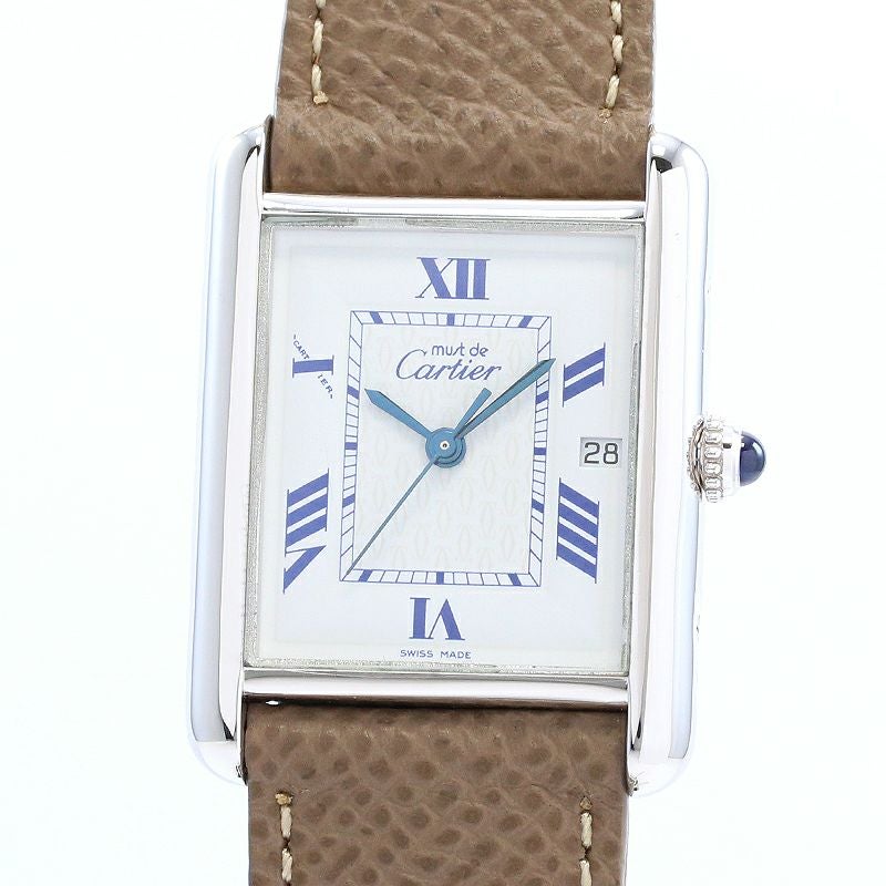 中古】CARTIER MUST TANK LARGE MODEL JUMBO VERMEIL カルティエ