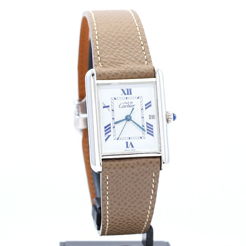 中古】CARTIER MUST TANK LARGE MODEL JUMBO VERMEIL カルティエ