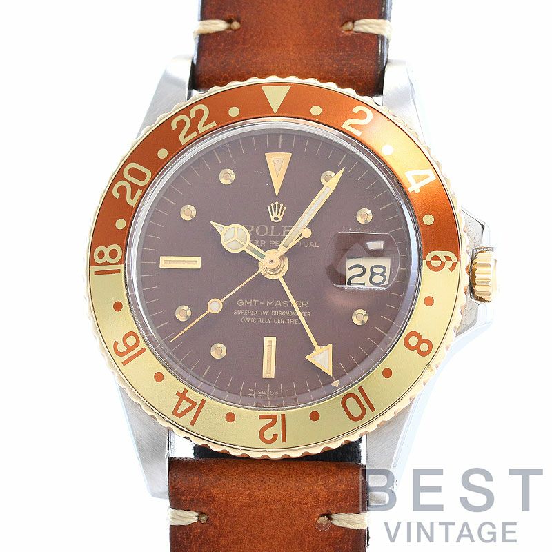中古】ROLEX GMT-MASTER I MATTE BROWN NIPPLE DIAL ロレックス マット