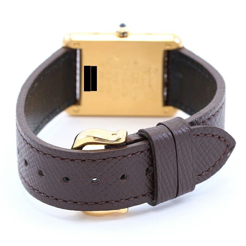 【中古】CARTIER MUST TANK SMALL MODEL VERMEIL カルティエ マストタンク SM ヴェルメイユ 3 66001