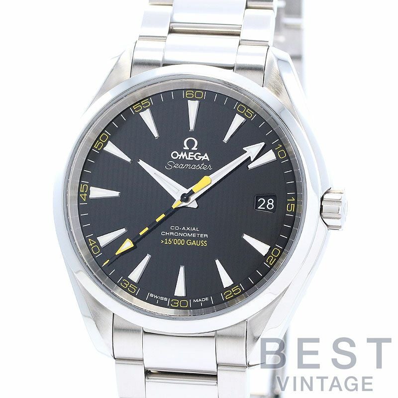 中古】OMEGA SEAMASTER AQUA TERRA 150M 15,000 GAUSS 41.5MM オメガ
