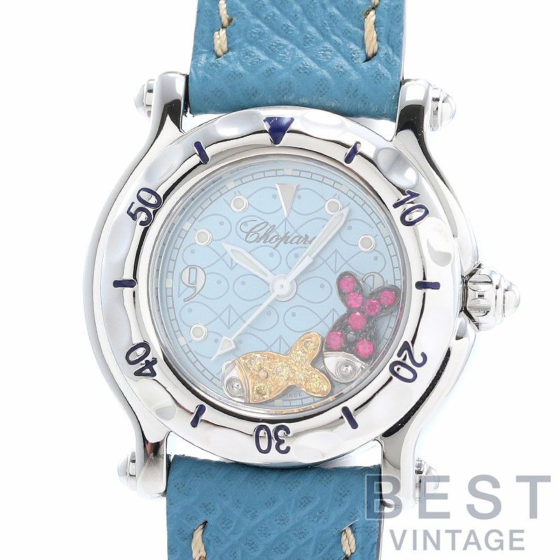 中古】CHOPARD HAPPY SPORT HAPPY FISH ショパール ハッピースポーツ