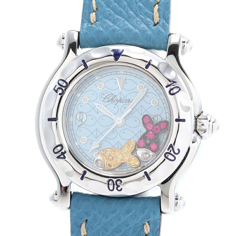 【中古】CHOPARD HAPPY SPORT HAPPY FISH ショパール ハッピースポーツ ハッピーフィッシュ 27/8923-402