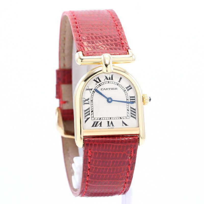 中古】CARTIER CALANDRE LARGE MODEL ROMANE カルティエ カランドレ LM