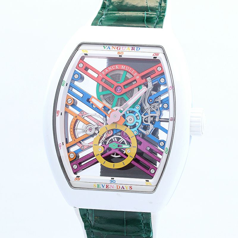 中古】FRANCK MULLER VANGUARD POWER RESERVE COLOR DREAMS フランク