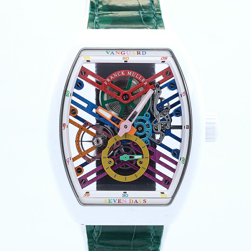 中古】FRANCK MULLER VANGUARD POWER RESERVE COLOR DREAMS フランク