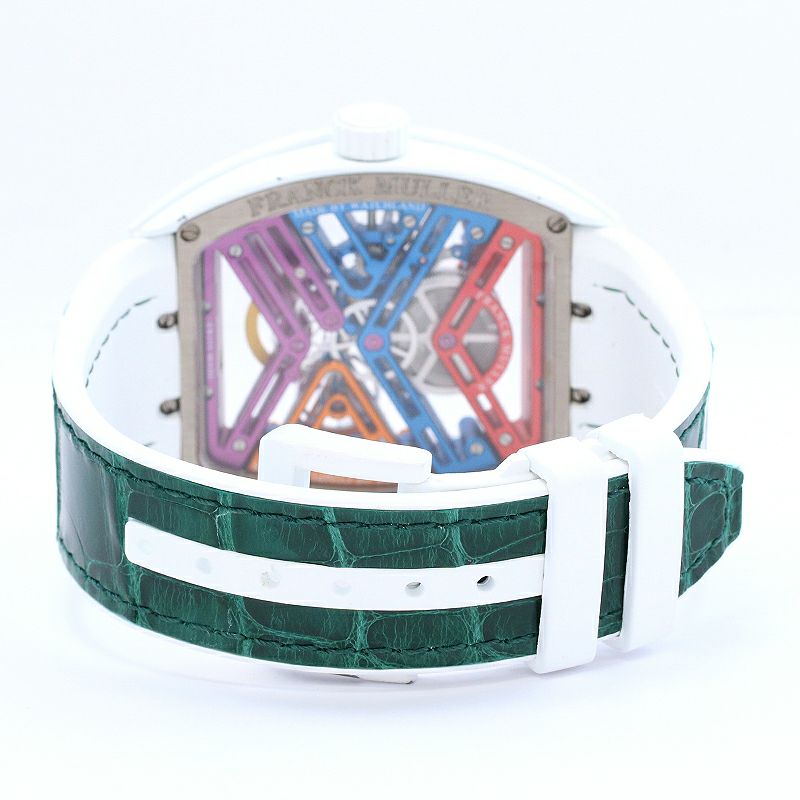 【中古】FRANCK MULLER VANGUARD POWER RESERVE COLOR DREAMS フランク・ミュラー ヴァンガード セブンデイズ スケルトン カラードリーム V45S6SQTCOLDRMTTBCBC