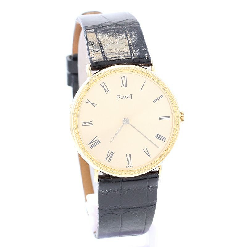 中古】PIAGET VINTAGE MECHANICAL ROUND WATCH ピアジェ ヴィンテージ