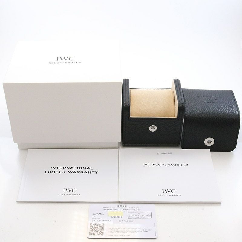 【中古】IWC <br>BIG PILOT'S WATCH 43 MR PORTER EDITION 1 <br>アイ・ダブリュー・シー <br>ビッグ・パイロット・ウォッチ 43 ミスターポーター エディション 1 <br>IW329703