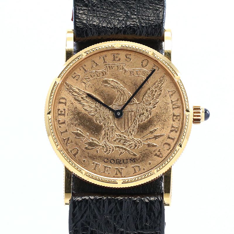 中古】CORUM COIN WATCH 1883 10 DOLLARS LIBERTY HEAD TYPE 3 WITH 