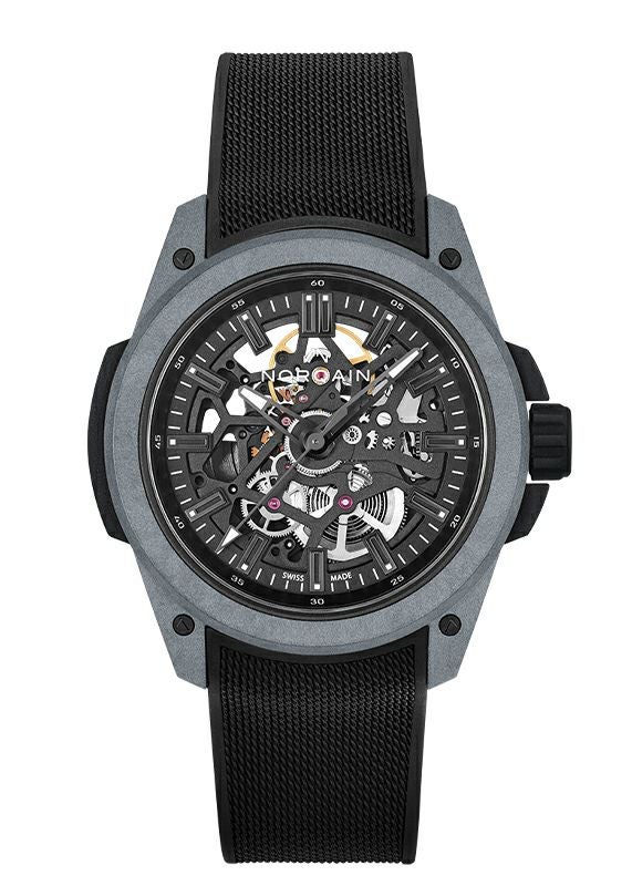 NORQAIN WILD ONE SKELETON 42MM GREY ノルケイン ワイルドワン スケルトン 42MM グレー NNQ3000QGB1AS/B018/3W1BR.20GQ