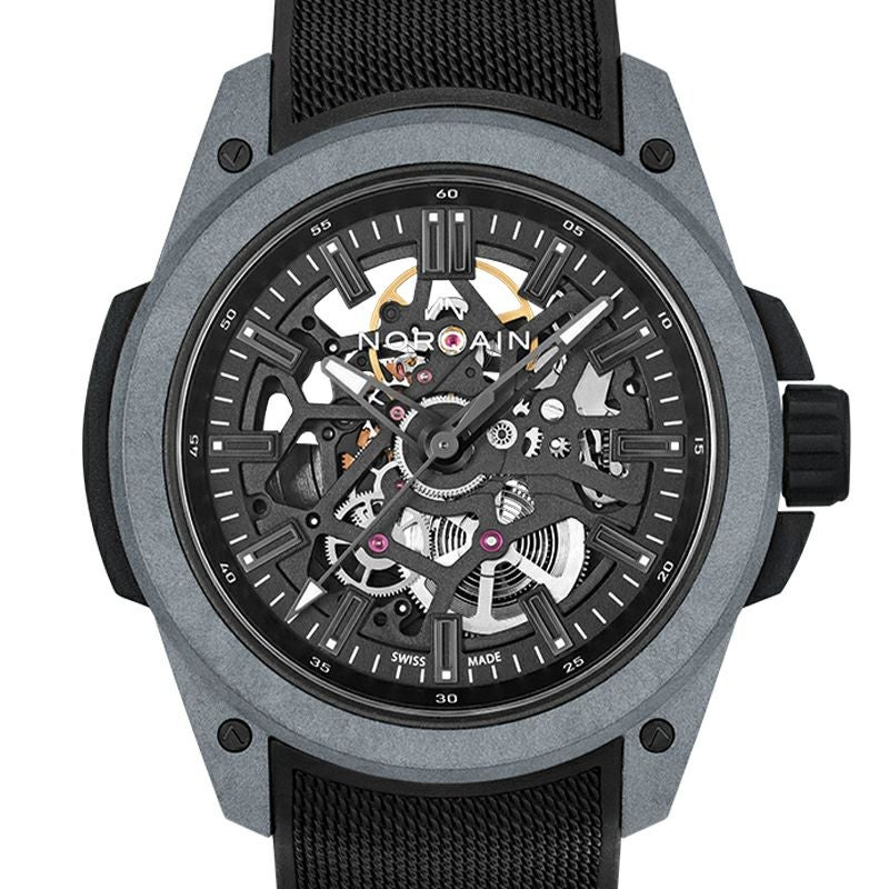 NORQAIN WILD ONE SKELETON 42MM GREY ノルケイン ワイルドワン スケルトン 42MM グレー NNQ3000QGB1AS/B018/3W1BR.20GQ