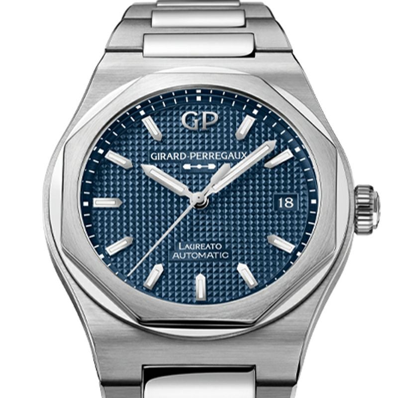 GIRARD-PERREGAUX LAUREATO 38mm MIDNIGHT BLUE ジラール・ペルゴ ロレアート 38mm ミッドナイトブルー 81005-11-3460-1CM