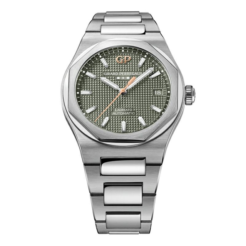 GIRARD-PERREGAUX LAUREATO 38mm SAGE GREEN ジラール・ペルゴ ロレアート 38mm セージグリーン 81005-11-3407-1CM