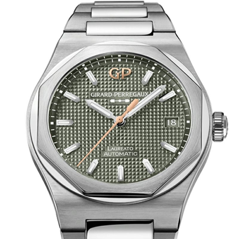 GIRARD-PERREGAUX LAUREATO 38mm SAGE GREEN ジラール・ペルゴ ロレアート 38mm セージグリーン 81005-11-3407-1CM