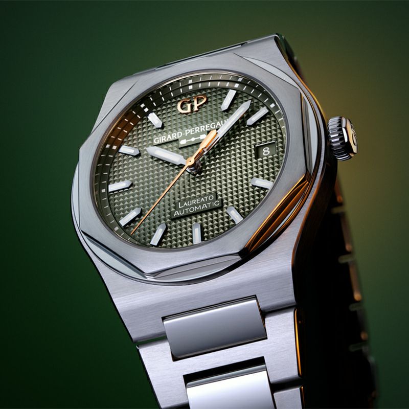 GIRARD-PERREGAUX LAUREATO 38mm SAGE GREEN ジラール・ペルゴ