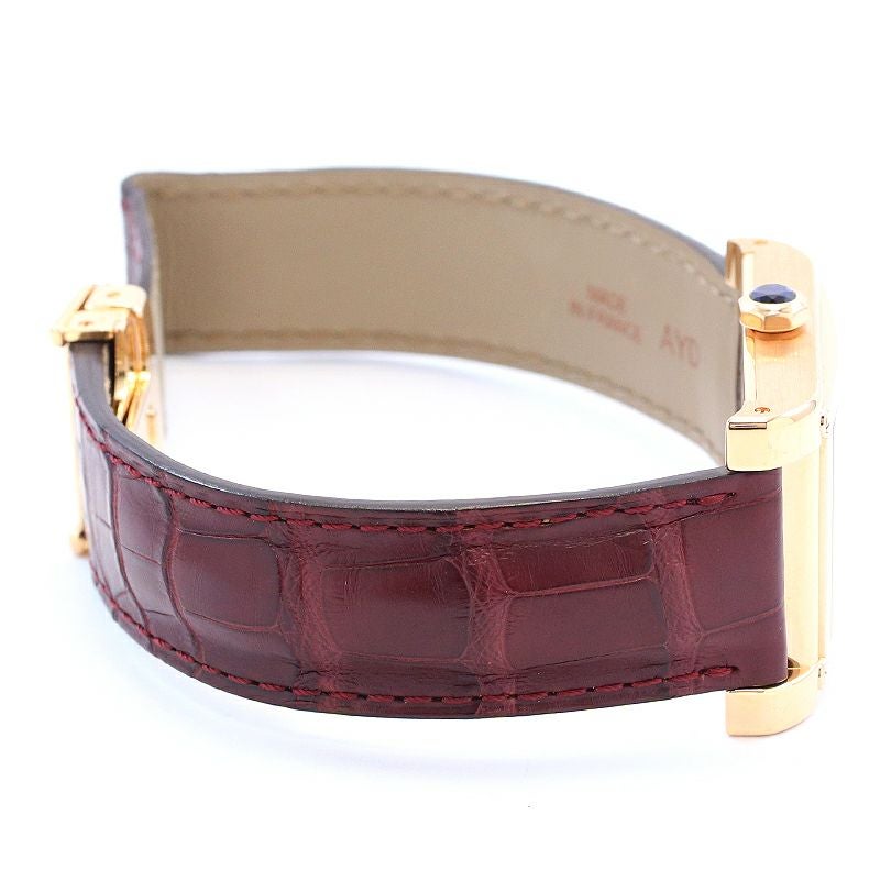 中古】CARTIER TANK A VIS LARGE MODEL DUAL TIME ZORN CPCP