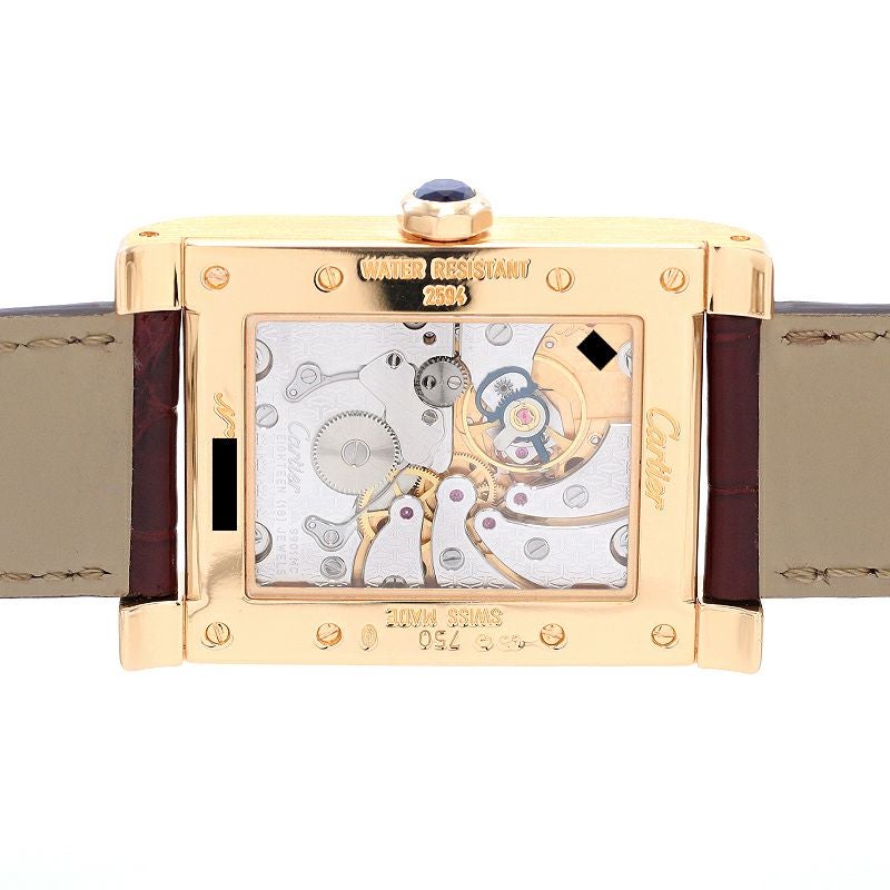 中古】CARTIER TANK A VIS LARGE MODEL DUAL TIME ZORN CPCP