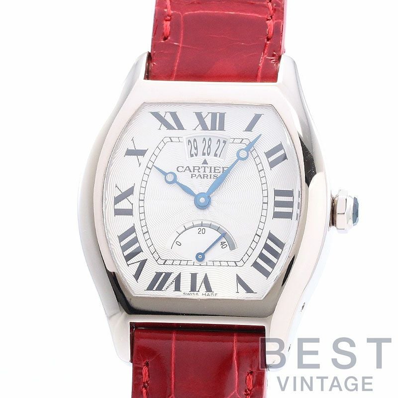 中古】CARTIER TORTUE LARGE MODEL DATE & POWER RESERVE CPCP