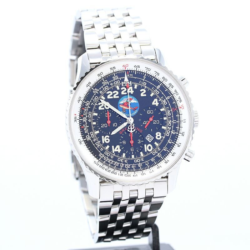 中古】BREITLING NAVITIMER COSMONAUTE FLYBACK PORCO ROSSO