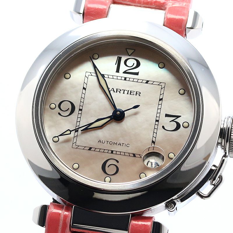 【中古】CARTIER PASHA C DE CARTIER 2003 CHRISTMAS EDITION <br>カルティエ パシャ C ドゥ カルティエ 35MM 2003年 クリスマス限定 <br>W3106499
