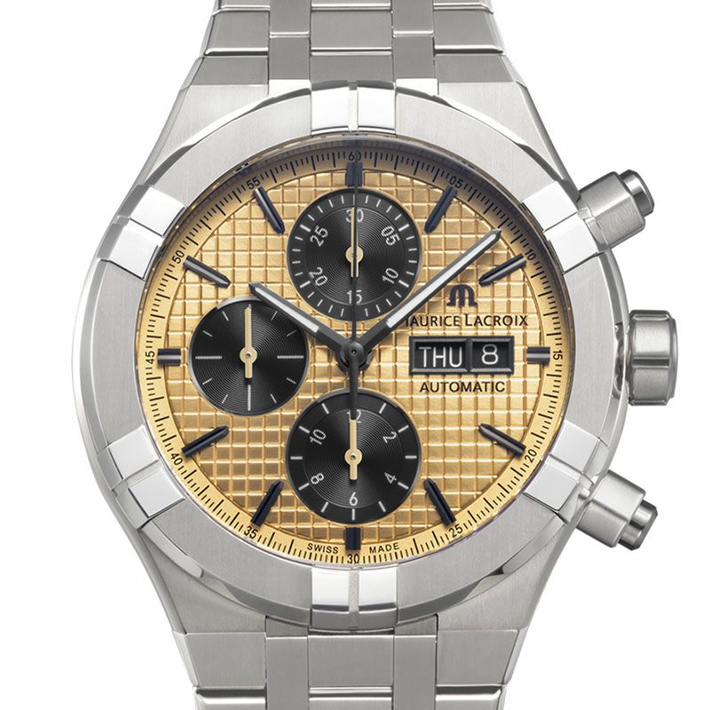 MAURICE LACROIX AIKON AUTOMATIC TITANIUM CHRONOGRAPH <br>モーリス・ラクロア アイコン オートマティック チタニウム クロノグラフ <br>AI6038-TT032-530-1