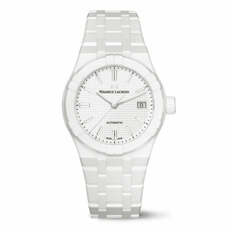 MAURICE LACROIX AIKON AUTOMATIC CERAMIC 39MM <br>モーリス・ラクロア アイコン オートマティック セラミック 39mm <br>AI6007-CRM72-130-7