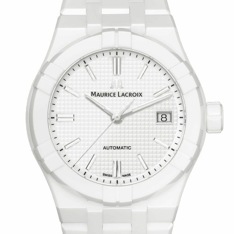 MAURICE LACROIX AIKON AUTOMATIC CERAMIC 39MM <br>モーリス・ラクロア アイコン オートマティック セラミック 39mm <br>AI6007-CRM72-130-7