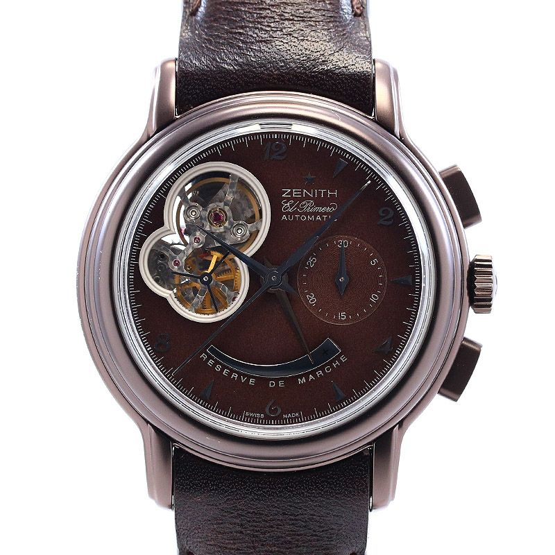 ヴィンテージ 古着　時計 中古】ZENITH CHRONOMASTER T OPEN NEO VINTAGE ゼニス クロノマスター