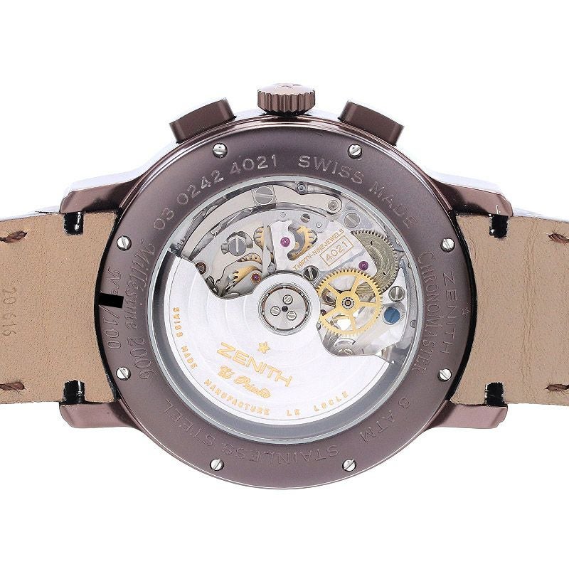 【中古】ZENITH CHRONOMASTER T OPEN NEO VINTAGE <br>ゼニス クロノマスター T オープン ネオヴィンテージ <br>03.0240.4021/96.C616