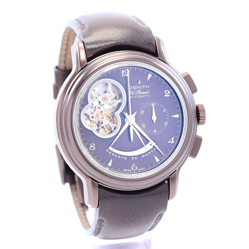 【中古】ZENITH CHRONOMASTER T OPEN NEO VINTAGE <br>ゼニス クロノマスター T オープン ネオヴィンテージ <br>03.0240.4021/96.C616
