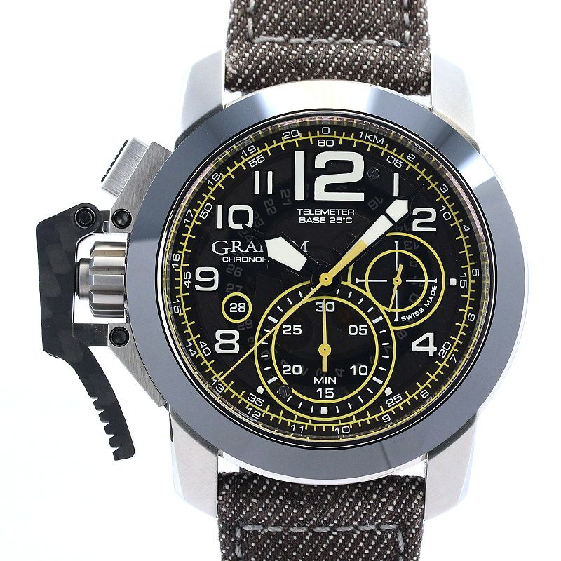 中古】GRAHAM CHRONOFIGHTER OVER SIZE TARGET グラハム クロノ