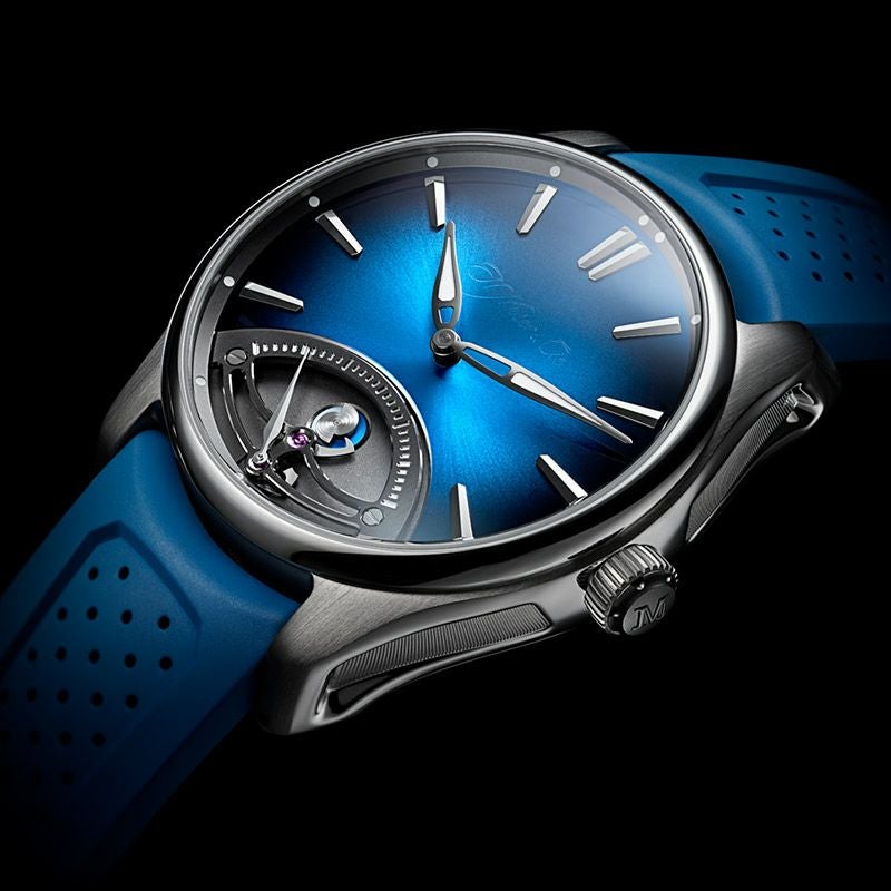 H.Moser ＆ Cie. PIONEER RETROGRADE SECONDS MIDNIGHT BLUE <br>H.モーザー パイオニア・レトログラード セコンド ミッドナイトブルー <br>3250-1200