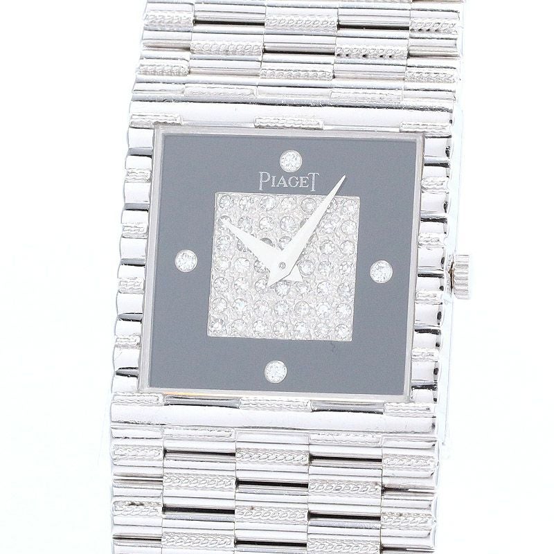 【中古】PIAGET TRADITION ONYX & PAVE DIAMONDS DIAL <br>ピアジェ トラディション オニキス&パヴェダイヤモンド ダイヤル <br>9352G2