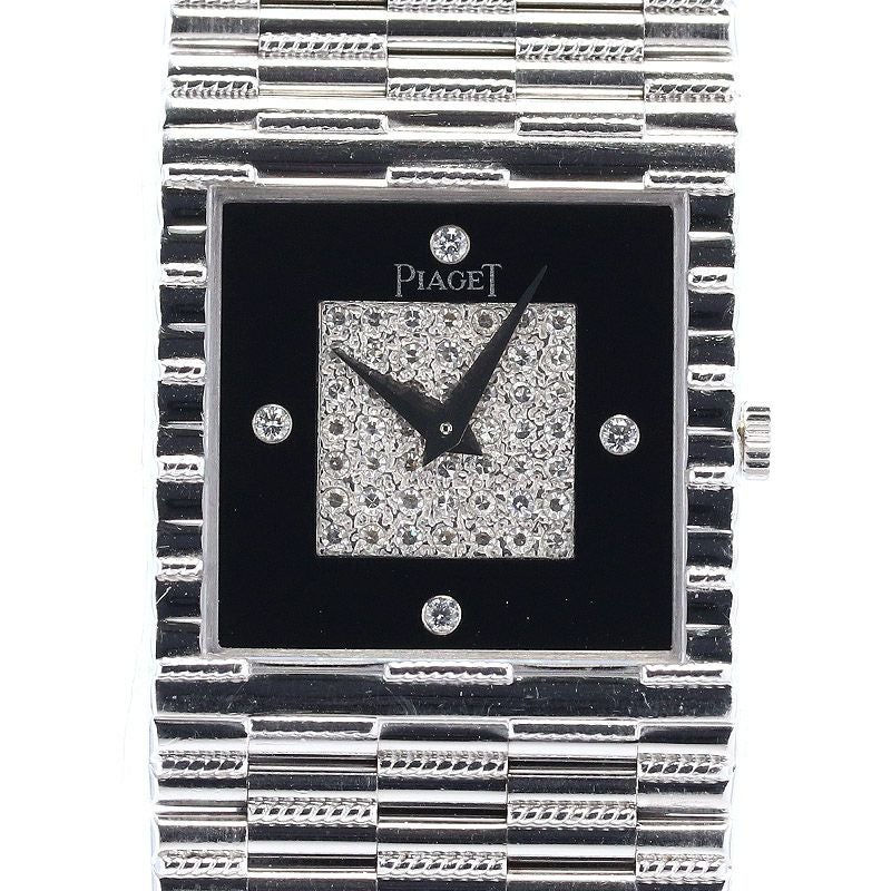 【中古】PIAGET TRADITION ONYX & PAVE DIAMONDS DIAL <br>ピアジェ トラディション オニキス&パヴェダイヤモンド ダイヤル <br>9352G2
