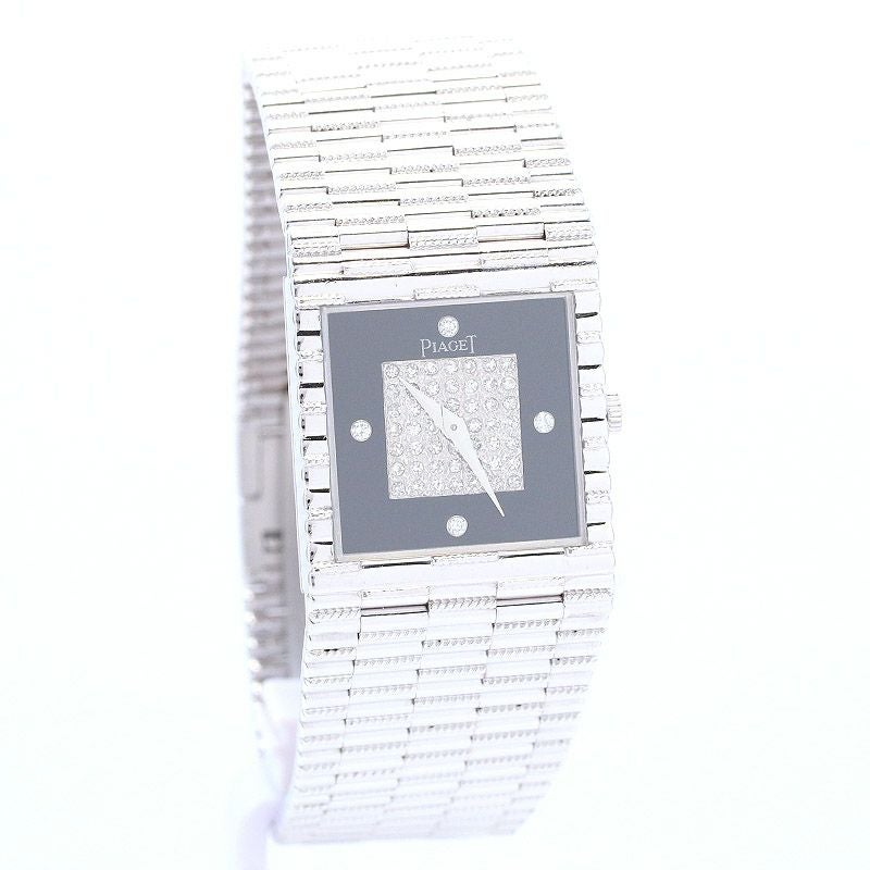 【中古】PIAGET TRADITION ONYX & PAVE DIAMONDS DIAL <br>ピアジェ トラディション オニキス&パヴェダイヤモンド ダイヤル <br>9352G2