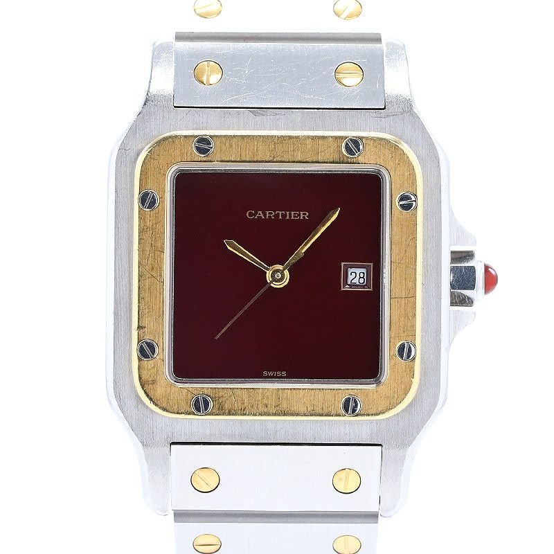 中古】CARTIER SANTOS CARREE / SANTOS GALBEE LARGE MODEL カルティエ
