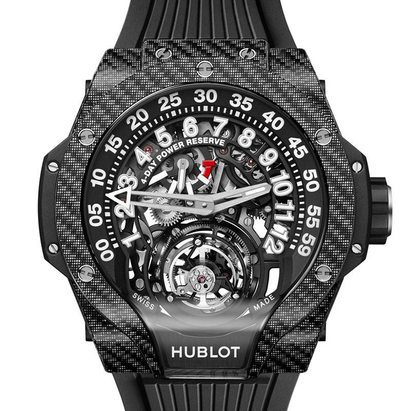 HUBLOT MP-13 TOURBILLON BI-AXIS RETROGRADE BLACK CARBON ウブロ MP-13 トゥールビヨン バイ-アクシス レトログラード ブラックカーボン 913.YT.1170.RX