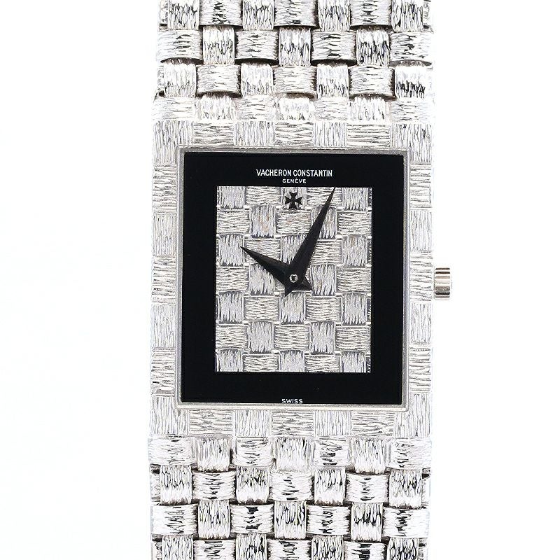 中古】VACHERON CONSTANTIN MESH DOLL TUXEDO ONYX DIAL ヴァシュロン