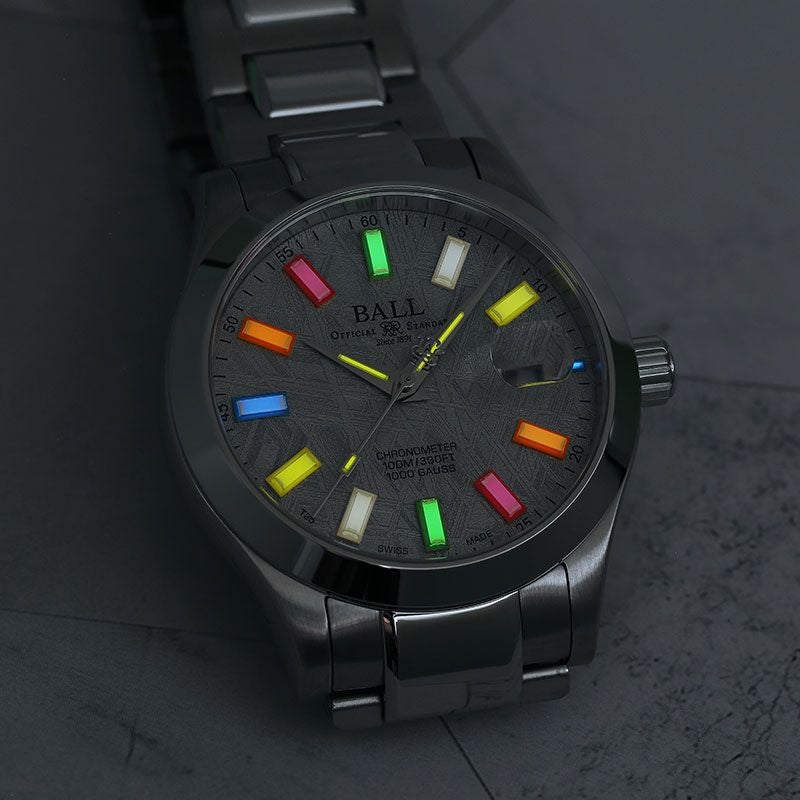 BALL WATCH Engineer III Marvelight Chronometer 40 Meteorite ボール ウォッチ エンジニア III マーベライト クロノメーター 40 メテオライト NM9026C-S46CJ-MSLR