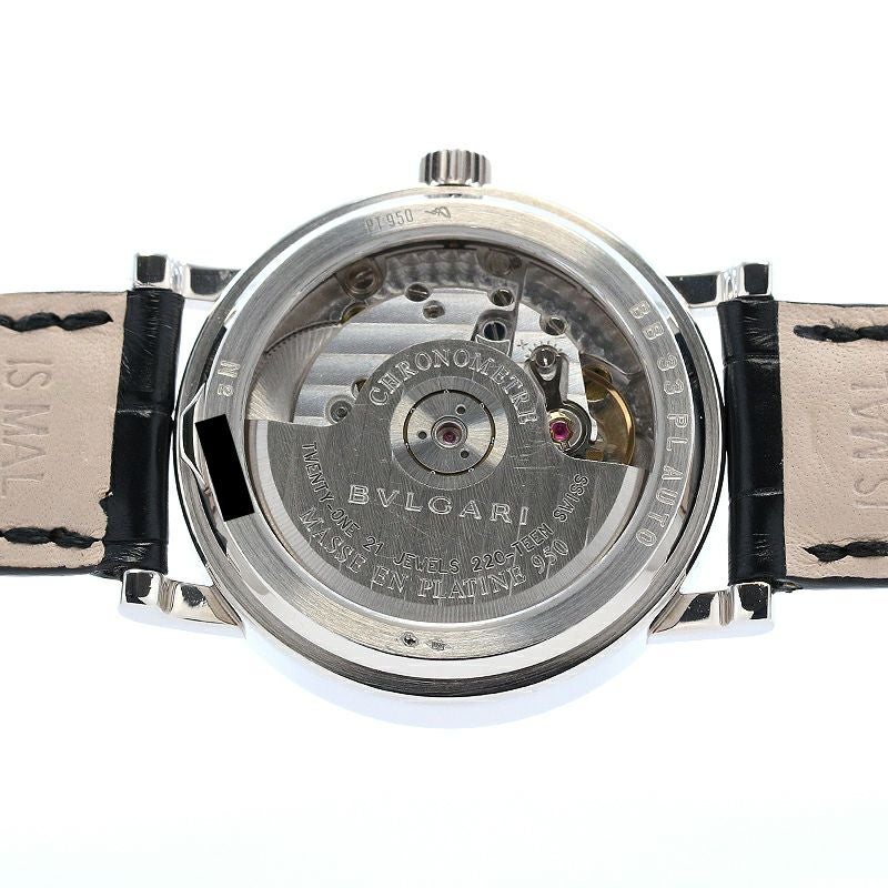 中古】BVLGARI BVLGARI BVLGARI PLATINUM AUTOMATIC ブルガリ ブルガリ 