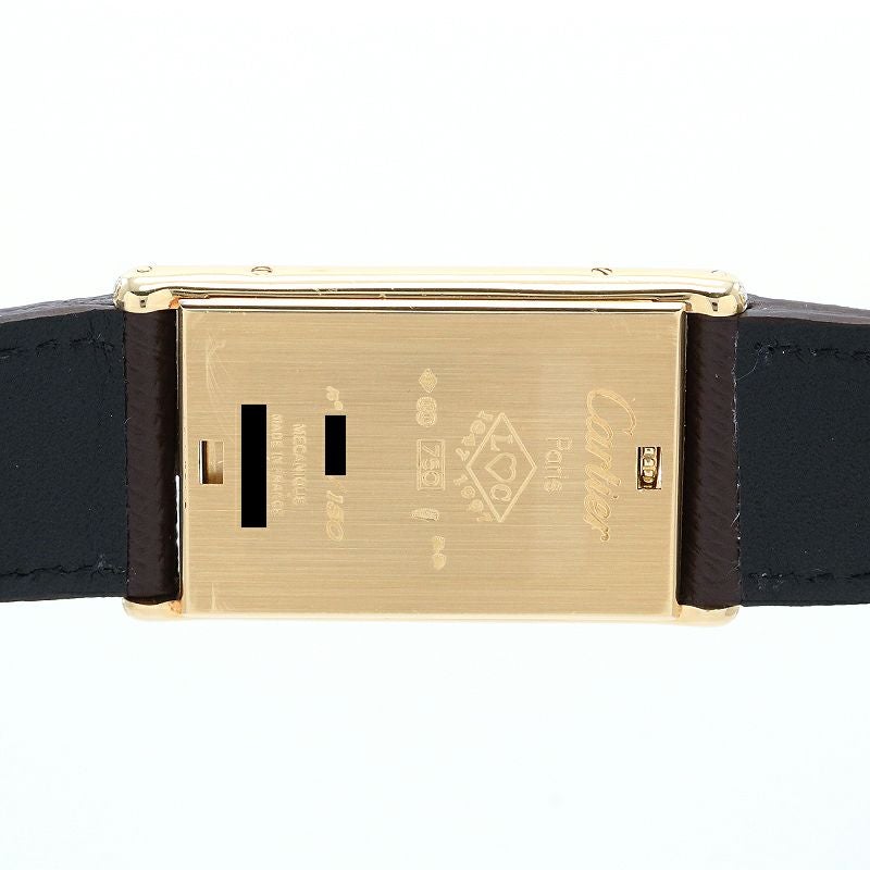 中古】CARTIER TANK BASCULANTE 150TH ANNIVERSARY LIMITED EDITION