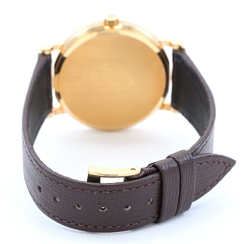 【仮】パテック・フィリップ【PATEKPHILIPPE】カラトラバ3802/200メンズホワイトK18イエローゴールド腕時計時計CALATRAVAWHITEK18YG【中古】