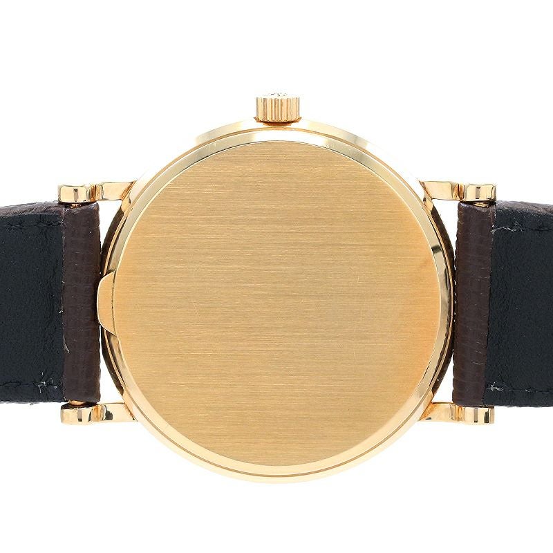 【仮】パテック・フィリップ【PATEKPHILIPPE】カラトラバ3802/200メンズホワイトK18イエローゴールド腕時計時計CALATRAVAWHITEK18YG【中古】